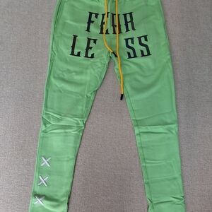 Fifth Loop Mens Green Fearless Jogger Sweatpants Large